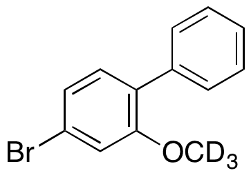 4-Bromo-2-methoxybiphenyl-d3 - Chemical structure and product image