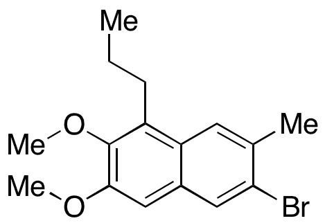 6-Bromo-2,3-dimethoxy-7-methyl-1-propylnaphthalene - Chemical structure and product image