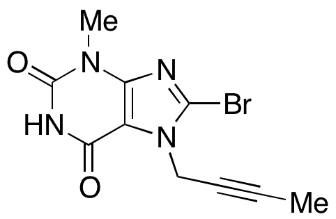 8-Bromo-3-methyl-7-(2-butynyl)-xanthine - Chemical structure and product image