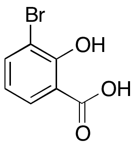 3-Bromo-2-hydroxybenzoic Acid - Chemical structure and product image