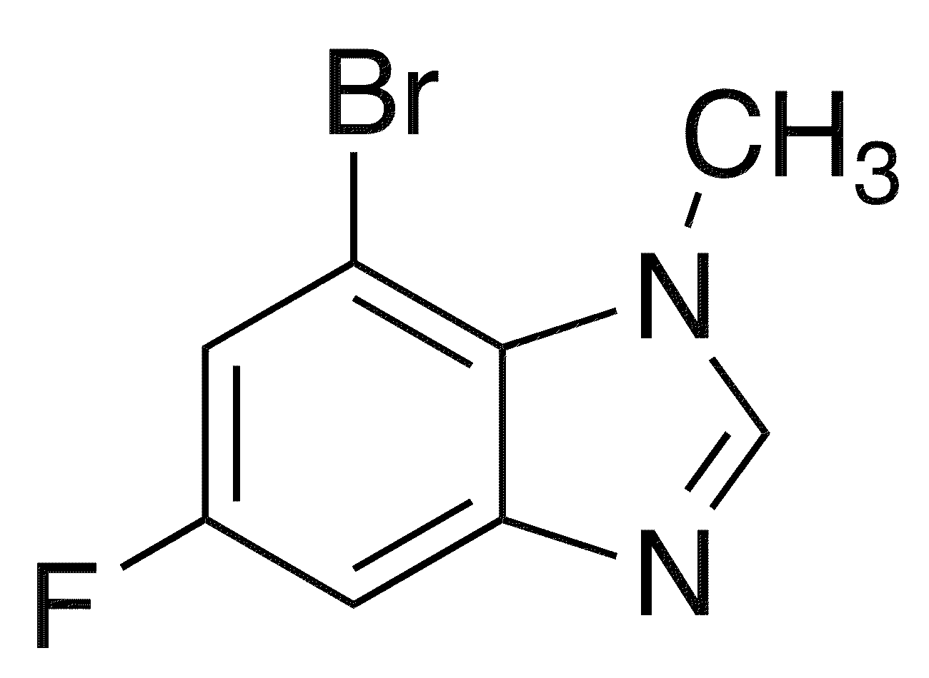 7-Bromo-5-fluoro-1-methyl-1,3-benzodiazole - Chemical structure and product image
