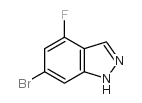 6-Bromo-4-fluoro-1H-indazole - Chemical structure and product image