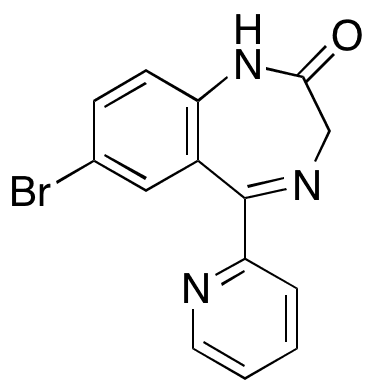 7-Bromo-5-(pyridin-2-yl)-1H-benzo[e][1,4]diazepin-2(3H)-one - Chemical structure and product image
