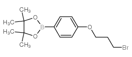 4-(3-Bromopropoxy)phenylboronic acid, pinacol ester - Chemical structure and product image