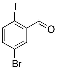 5-Bromo-2-iodobenzaldehyde - Chemical structure and product image