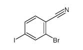 2-Bromo-4-iodobenzonitrile - Chemical structure and product image