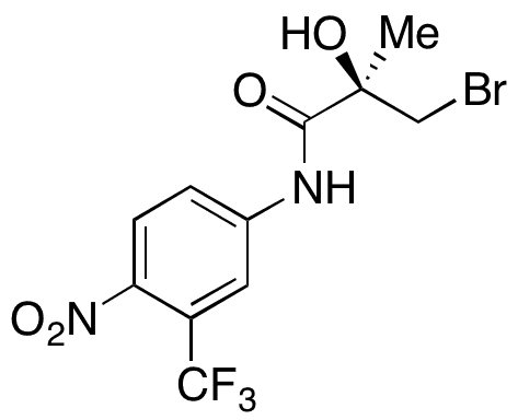 (2R)-3-Bromo-2-hydroxy-2-methyl-N-[4-nitro-3-(trifluoromethyl)phenyl]propanamide - Chemical structure and product image