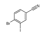 4-Bromo-3-iodobenzonitrile - Chemical structure and product image