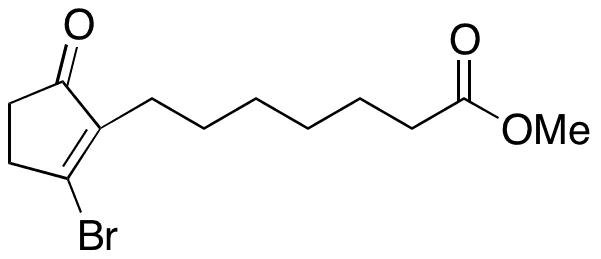 2-Bromo-5-oxo-1-cyclopentene-1-heptanoic Acid Methyl Ester - Chemical structure and product image