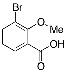 3-Bromo-2-methoxybenzoic Acid - Chemical structure and product image