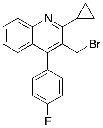 3-(Bromomethyl)-2-cyclopropyl-4-(4-fluorophenyl)quinoline - Chemical structure and product image