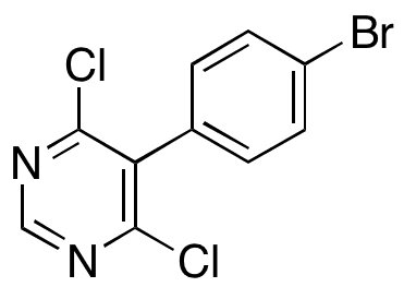 5-(4-Bromophenyl)-4,6-dichloropyrimidine - Chemical structure and product image