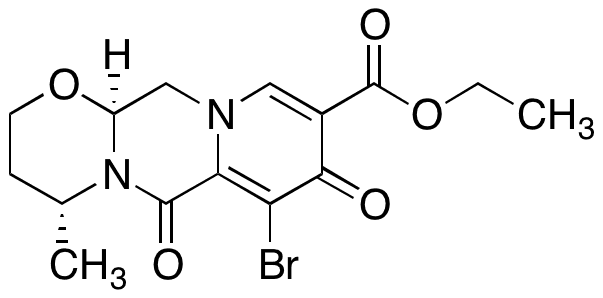 (4R,12aS)-7-Bromo-3,4,6,8,12,12a-hexahydro-4-methyl-6,8-dioxo-2H-pyrido[1,2:4,5]pyrazino[2,1-b][1,3]oxazine-9-carboxylic Acid Ethyl Ester - Chemical structure and product image