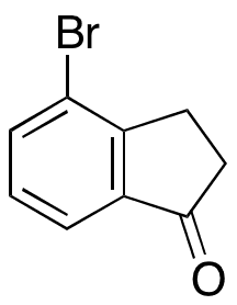 4-Bromo-1-indanone - Chemical structure and product image
