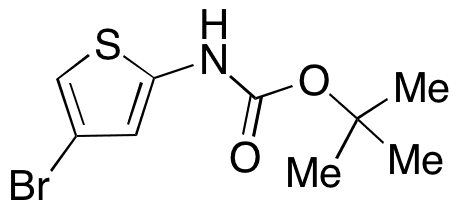 N-(4-Bromo-2-thienyl)-carbamic Acid 1,1-Dimethylethyl Ester - Chemical structure and product image