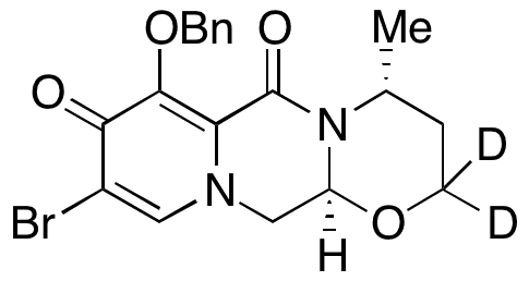 (4R,12aS)-9-Bromo-3,4,12,12a-tetrahydro-4-methyl-7-(phenylmethoxy)-2H-pyrido[1,2:4,5]pyrazino[2,1-b][1,3]oxazine-6,8-dione - Chemical structure and product image