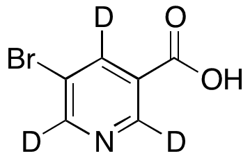 5-Bromopyridine-3-carboxylic Acid-D3 - Chemical structure and product image