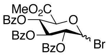 Bromo-2,3,4-tri-O-benzoyl-alpha-D-glucuronic Acid Methyl Ester - Chemical structure and product image