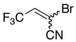 2-Bromo-4,4,4-trifluoro-2-butenenitrile - Chemical structure and product image
