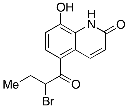 5-(2-Bromo-1-oxobutyl)-8-hydroxy-2(1H)-quinolinone - Chemical structure and product image