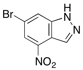 6-Bromo-4-nitro-1H-indazole - Chemical structure and product image