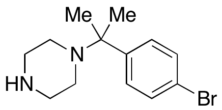 1-[1-(4-Bromophenyl)-1-methylethyl]-piperazine - Chemical structure and product image