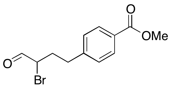 4-(3-Bromo-4-oxobutyl)benzoic Acid Methyl Ester - Chemical structure and product image
