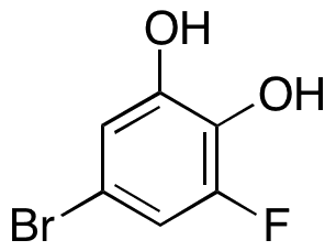 5-Bromo-3-fluorobenzene-1,2-diol - Chemical structure and product image