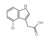 2-(4-Bromo-1H-indol-3-yl)acetic acid - Chemical structure and product image