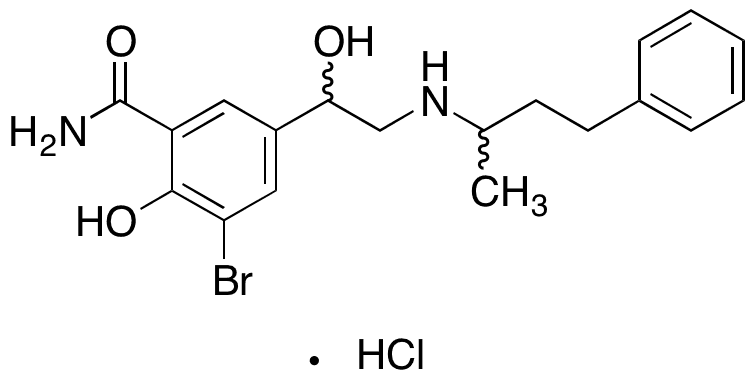3-Bromo Labetalol Hydrochloride Salt - Chemical structure and product image
