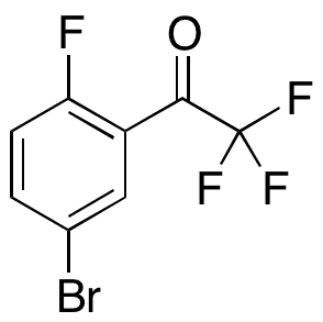 1-â€‹(5-â€‹Bromo-â€‹2-â€‹fluorophenyl)â€‹-â€‹2,â€‹2,â€‹2-â€‹trifluoroethanone - Chemical structure and product image