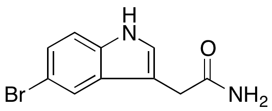 5-Bromoindole-3-acetamide - Chemical structure and product image