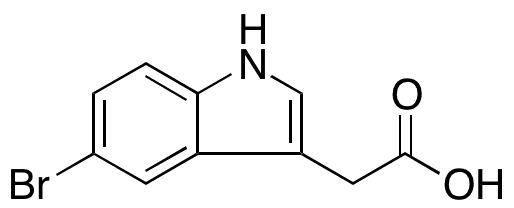 5-Bromoindole-3-acetic Acid - Chemical structure and product image