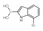 7-Bromoindole-2-boronic acid - Chemical structure and product image