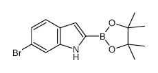 6-Bromoindole-2-boronic acid pinacol ester - Chemical structure and product image