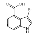 3-Bromoindole-4-carboxylic acid - Chemical structure and product image