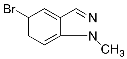 5-â€‹Bromo-â€‹1-â€‹methyl-1H-â€‹indazole - Chemical structure and product image