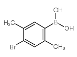4-Bromo-2,5-dimethylphenylboronic acid - Chemical structure and product image
