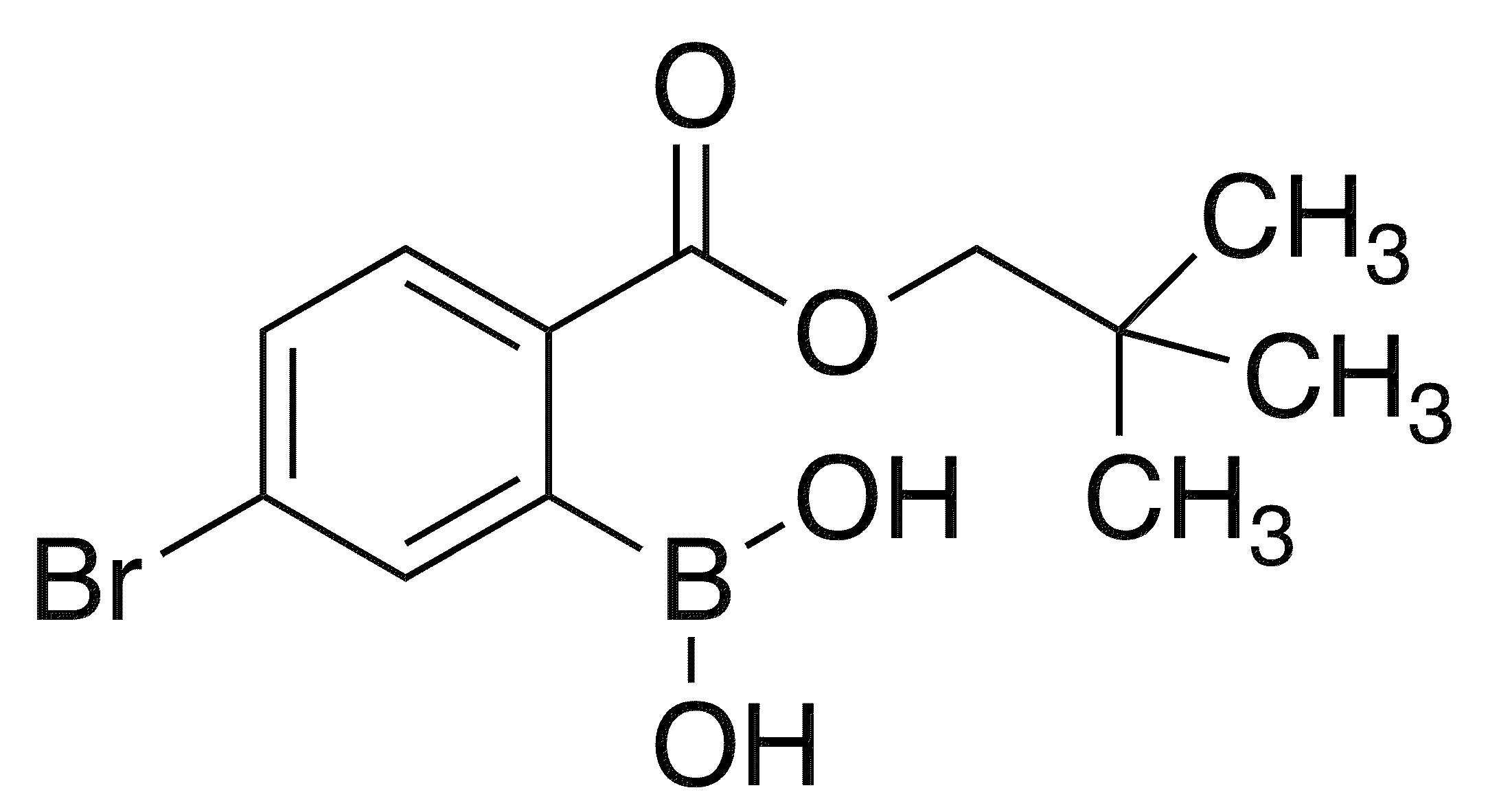 (5-Bromo-2-[(2,2-dimethylpropoxy)carbonyl]phenyl)boronic acid - Chemical structure and product image