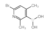 6-Bromo-2,4-dimethylpyridine-3-boronic Acid - Chemical structure and product image