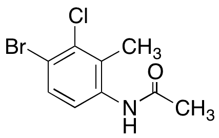 N-(4-Bromo-3-chloro-2-methylphenyl)acetamide - Chemical structure and product image