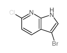 3-Bromo-6-chloro-7-azaindole - Chemical structure and product image