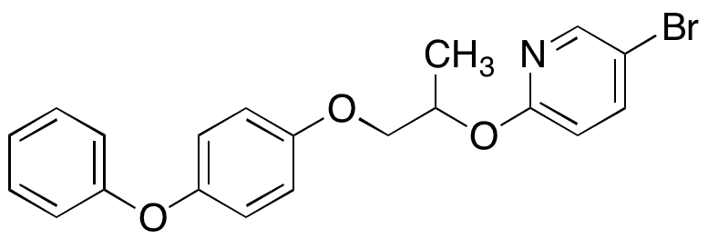 5-Bromo-2-((1-(4-phenoxyphenoxy)propan-2-yl)oxy)pyridine - Chemical structure and product image