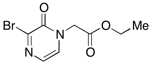 3-Bromo-2-oxo-1(2H)-pyrazineacetic Acid Ethyl Ester - Chemical structure and product image