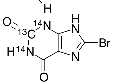 8-Bromoxanthine-15N2,13C - Chemical structure and product image