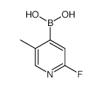 Boronic acid, b-(2-fluoro-5-methyl-4-pyridinyl)- - Chemical structure and product image