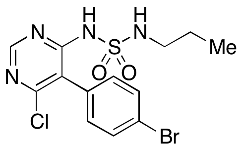 N-[5-(4-Bromophenyl)-6-chloro-4-pyrimidinyl]-N-propylsulfamide - Chemical structure and product image