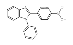 Boronic acid, b-[4-(1-phenyl-1h-benzimidazol-2-yl)phenyl]- - Chemical structure and product image