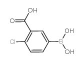 5-Borono-2-chlorobenzoic acid - Chemical structure and product image