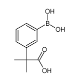 3-Borono-a,a-dimethyl-benzeneacetic acid - Chemical structure and product image